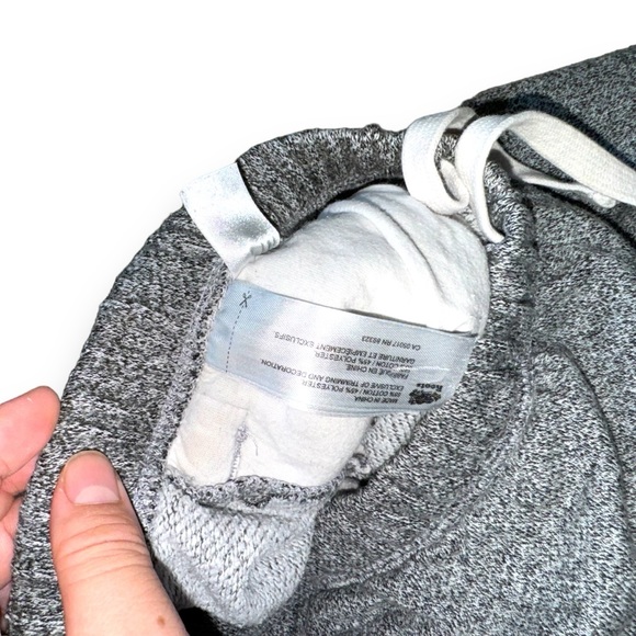 Roots athletic Canada women sweatpants classic gray cotton Cozy casual large - Picture 7 of 8